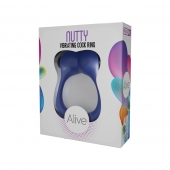Синее эрекционное виброкольцо Nutty - Adrien Lastic - в Омске купить с доставкой