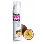 Массажная хрустящая пенка Tickle my body с ароматом маракуйи - 150 мл. - Love to Love - купить с доставкой в Омске