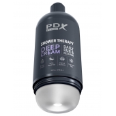 Мастурбатор в бутылке Shower Therapy Deep Cream - Pipedream - в Омске купить с доставкой