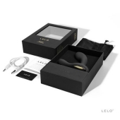 Чёрный перезаряжаемый стимулятор простаты Bruno Black - Lelo - в Омске купить с доставкой