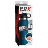 Мастурбатор-вагина в синей колбе F*ck Flask - Pipedream - в Омске купить с доставкой