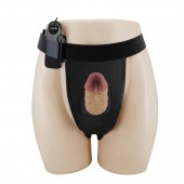 Полый вибрострапон на регулируемых трусиках Draven - 17,5 см. - Baile - купить с доставкой в Омске