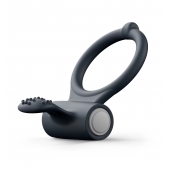 Черное эрекционное кольцо Power Clit - Dorcel - в Омске купить с доставкой