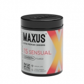 Анатомические презервативы MAXUS Sensual - 15 шт. - Maxus - купить с доставкой в Омске