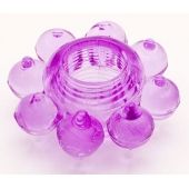 Мягкая фиолетовая гелевая насадка - Toyfa Basic - в Омске купить с доставкой