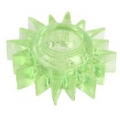 Зеленое эрекционное кольцо-солнце - Toyfa Basic - в Омске купить с доставкой