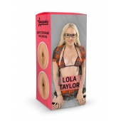 Двусторонний мастурбатор Lola Taylor - 22 см. - ФлешНаш - в Омске купить с доставкой