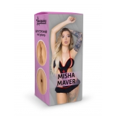 Двусторонний мастурбатор Misha Maver - 22 см. - ФлешНаш - в Омске купить с доставкой