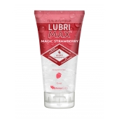 Интимный гель-смазка на водной основе Lubrimax Magic Strawberry - 75 мл. - ИнтелБИО - купить с доставкой в Омске