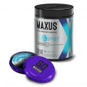 Гладкие презервативы Maxus G spot с двойной спиралью - 15 шт. - Maxus - купить с доставкой в Омске