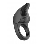 Черное эрекционное виброкольцо Vibro Lust Ring - MALESATION - в Омске купить с доставкой