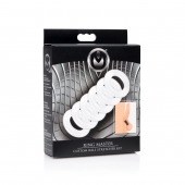 Комплект из 6 прозрачных эрекционных колец Ring Master Custom Ball Stretcher Kit - XR Brands - в Омске купить с доставкой