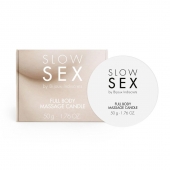 Массажная свеча для всего тела Slow Sex - 50 гр. - Bijoux Indiscrets - купить с доставкой в Омске