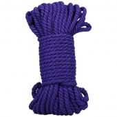 Фиолетовая верёвка для связывания и фиксации Bind Tie - 15,24 м. - Doc Johnson - купить с доставкой в Омске