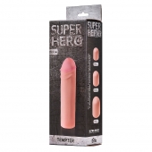 Фаллоудлинитель SUPER HERO Tempter - 16 см. - Lola Games - в Омске купить с доставкой