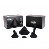 Конусный вибромассажер Cowgirl Cone с 2 насадками - CowGirl - купить с доставкой в Омске