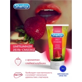 Интимная гель-смазка Shefox «Сладкая клубника» - 50 мл. - Shefox - купить с доставкой в Омске