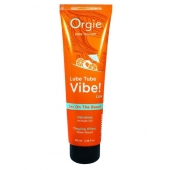 Гель с эффектом вибрации Lube Tube Vibe Low Sex On The Beach - 100 мл. - ORGIE - купить с доставкой в Омске