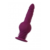 Фиолетовая мини-машина для секса Striker с пультом ДУ - 23,5 см. - ToyFa - купить с доставкой в Омске