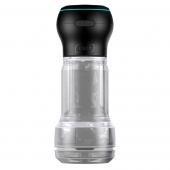 Набор PowerBlow   Feel Pocket Stroker Crystal: мастурбатор и интерактивная насадка - Kiiroo - в Омске купить с доставкой