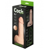 Телесный фаллоудлинитель с мошонкой Cock Next - 17 см. - LOVETOY (А-Полимер) - в Омске купить с доставкой