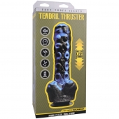 Черно-синяя мини-машина на присоске Tendril Thruster - 21,6 см. - Doc Johnson - купить с доставкой в Омске