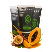 Набор из 3 съедобных лубрикантов JUJU со вкусом тропических фруктов - JuJu - купить с доставкой в Омске