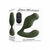 Вибромассажер простаты The Sergeant цвета хаки - Zero Tolerance - в Омске купить с доставкой