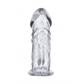 Прозрачная насадка на пенис Uco - 13 см. - A-toys - в Омске купить с доставкой