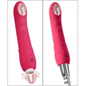 Малиновая насадка на душ с вибрацией Showers to orgasm - 20,1 см. - Orion - купить с доставкой в Омске