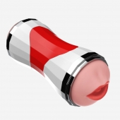 Двусторонний мастурбатор в колбе Power Grip Cup - вагина и ротик - Boys of Toys - в Омске купить с доставкой