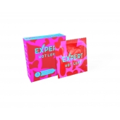 Презервативы с разогревающим эффектом Expert Hot Love - 3 шт. - Expert - купить с доставкой в Омске