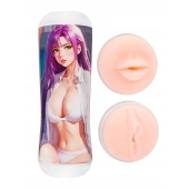 Двусторонний мастурбатор аниме - ротик и вагина - Tokyo Style - в Омске купить с доставкой