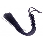 Черная силиконовая плеть - 37 см. - Boys of Toys - купить с доставкой в Омске