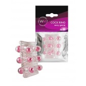 Прозрачная сквозная насадка на пенис с цветными шариками - Erowoman-Eroman - в Омске купить с доставкой