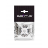 Эластичное эрекционное кольцо с черными «ресничками» - Sextaz - в Омске купить с доставкой