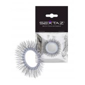 Круглое эрекционное кольцо с «ресничками» - Sextaz - в Омске купить с доставкой