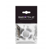 Эластичное кольцо с «ресничками» и 4 шариками - Sextaz - в Омске купить с доставкой