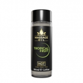 Массажное масло c ароматом тропических фруктов Massage Oil - 100 мл. - HOT - купить с доставкой в Омске