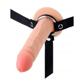 Мужской полый страпон на регулируемых ремнях - 18,5 см. - Sex Expert - купить с доставкой в Омске