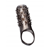 Дымчатая насадка на пенис с выпуклостями - 12 см. - Sex Expert - в Омске купить с доставкой