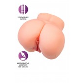 Реалистичный мастурбатор в форме попки с двумя любовными входами - No Name - в Омске купить с доставкой