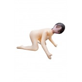 Телесная надувная секс-кукла в позиции догги-стайл - NMC - в Омске купить с доставкой