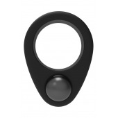 Черное эрекционное кольцо Cockring Single Weight - Dream Toys - в Омске купить с доставкой