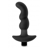 Черный вибромассажер простаты Prostate Massager 03 - 15,2 см. - Blush Novelties - в Омске купить с доставкой