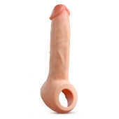 Телесная насадка-удлинитель Thrive 8.75 Inch Realistic Penis Extender Sleeve - 22,2 см. - Blush Novelties - в Омске купить с доставкой