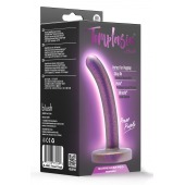 Фиолетовая насадка с гладкой поверхностью Surrender 4.75 Inch Beginner Pegging Dildo - 12 см. - Blush Novelties - купить с доставкой в Омске