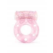 Розовое эрекционное виброкольцо с бабочкой - 1137 - в Омске купить с доставкой