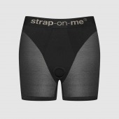 Трусики-шорты для фиксации насадок Strap-on-me Harness Lingerie Halo - size M - Strap-on-me - купить с доставкой в Омске