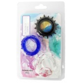 Набор из 3 эрекционных колец разного цвета и рельефа - Boys of Toys - в Омске купить с доставкой